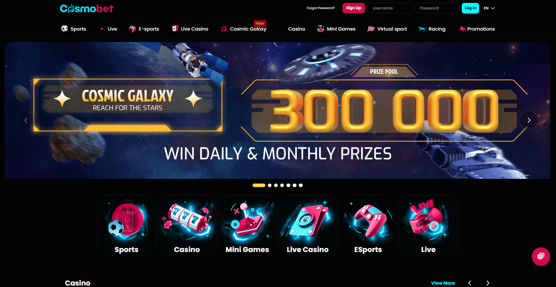 CosmoBet Bookmaker